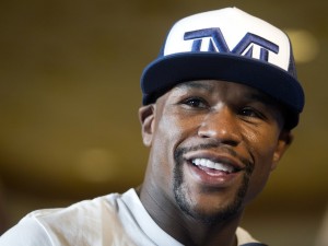 Undefeated boxer Floyd Mayweather Jr. of the U.S. arrives at the MGM Grand Hotel and Casino in Las Vegas