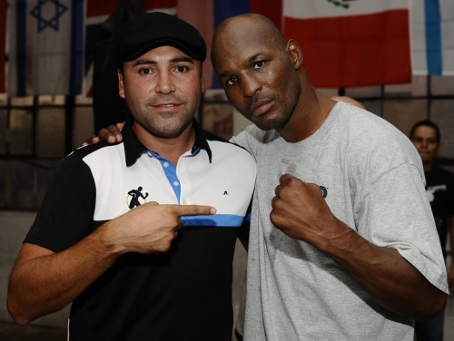HopkinsPrepares4Dawson_Hoganphotos (8) Bernard Hopkins and Oscar De La hoya