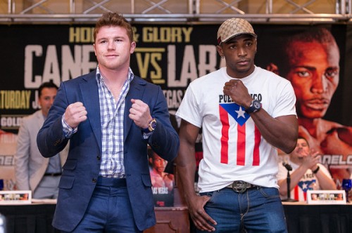 Canelo vs Lara Press Conference in Puerto Rico